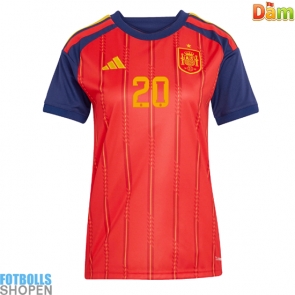 Billiga Spanien Pedri Gonzalez #20 Hemmatröja Dam VM 2026 Kortärmad